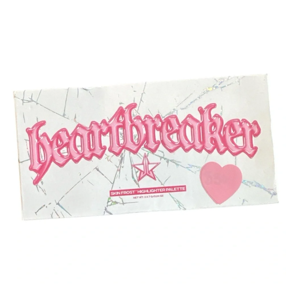 Jeffree Star Heartbreaker Skin Frost Highlighter Palette Limited Edition NWT
